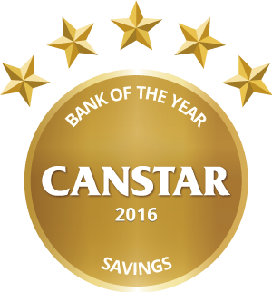 CANSTAR 2016 Bank of the Year Savings Award logo