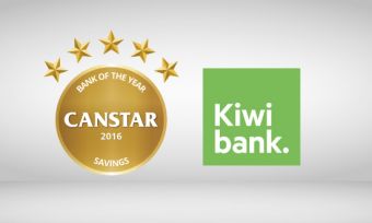 Kiwibank wins Canstar 2016 Bank of the Year Savings Award