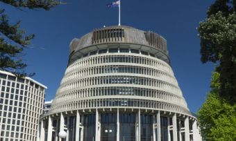 Beehive in Wellington