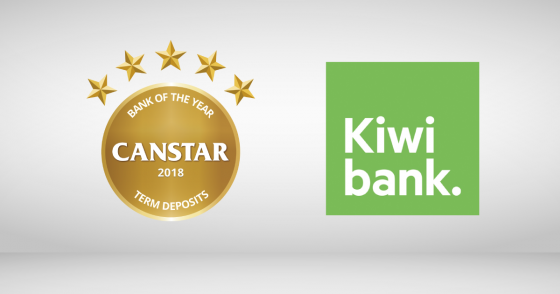 Kiwibank wins gold for term deposits