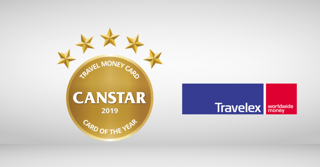 Travelex has won Canstar Card of the Year Travel Money Card for the