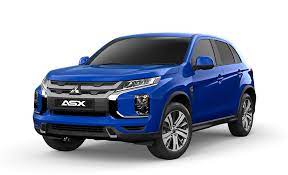 SUVs: Blue Mitsubishi-ASX