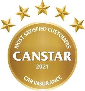 most satisfied customers car insurance award logo